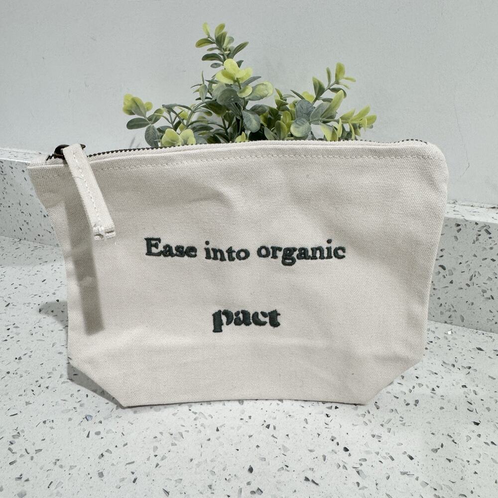Pact Organic Cotton Canvas Zippered Pouch